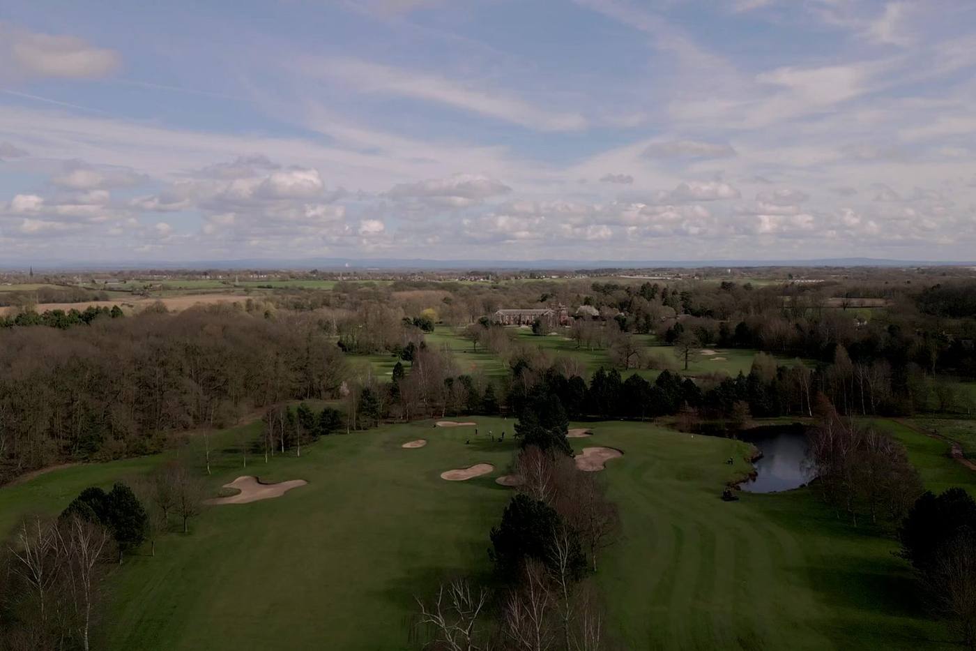 The championship golf course