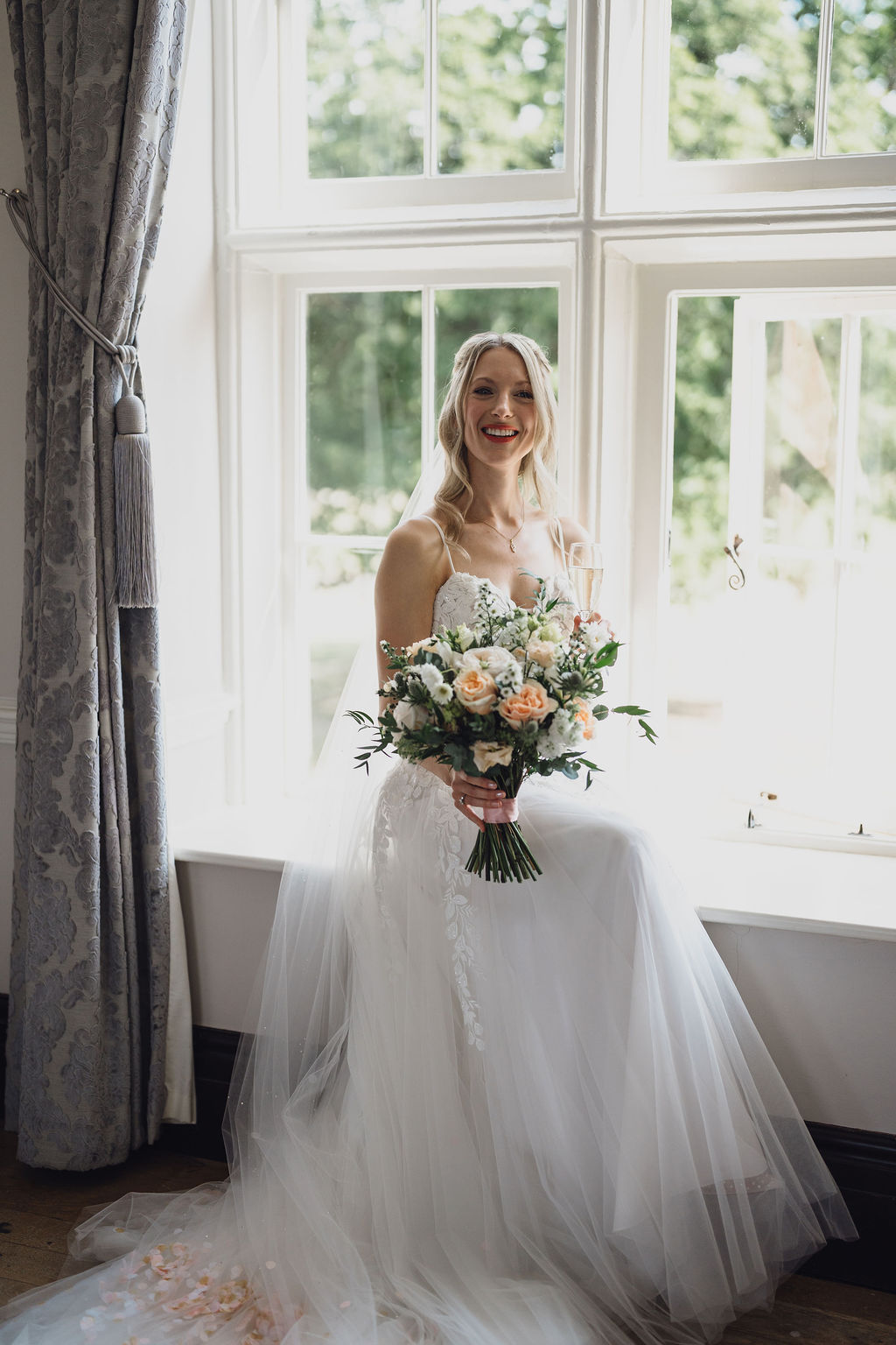 Bride at Vale Royal Abbey